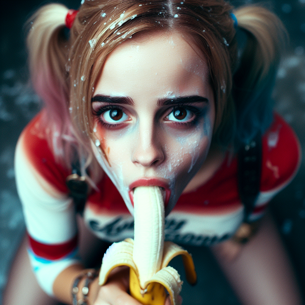 HVWVJjru Emma Watson as Harley Quinn banana gens 10.png